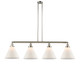 Innovations - 214-PN-G41-L - Four Light Island Pendant - Franklin Restoration - Polished Nickel