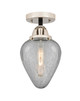 Innovations - 288-1C-BPN-G165-LED - LED Semi-Flush Mount - Nouveau 2 - Black Polished Nickel