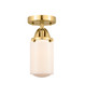 Innovations - 288-1C-SG-G311 - One Light Semi-Flush Mount - Nouveau 2 - Satin Gold