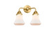 Innovations - 288-2W-SG-G191 - Two Light Bath Vanity - Nouveau 2 - Satin Gold