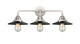 Innovations - 288-3W-PC-M6-BK - Three Light Bath Vanity - Nouveau 2 - Polished Chrome