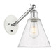 Innovations - 317-1W-WPC-GBC-84-LED - LED Wall Sconce - Ballston - White Polished Chrome