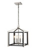 Innovations - 376-4CR-BPN-12 - LED Pendant - Downtown Urban - Black Polished Nickel