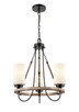 Innovations - 442-3CR-BK-G4421-LED - LED Mini Chandelier - Paladin - Matte Black