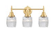 Innovations - 447-3W-SG-G302 - Three Light Bath Vanity - Caden - Satin Gold