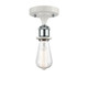 Innovations - 516-1C-WPC-LED - LED Semi-Flush Mount - Ballston - White Polished Chrome