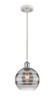 Innovations - 516-1P-WPC-G556-8SM - One Light Mini Pendant - Ballston - White Polished Chrome