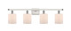 Innovations - 516-4W-WPC-G111 - Four Light Bath Vanity - Ballston - White Polished Chrome