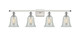 Innovations - 516-4W-WPC-G2812 - Four Light Bath Vanity - Ballston - White Polished Chrome