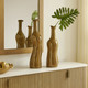Sienna Flow Vases, Set/2 (18390)