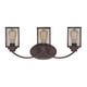Millennium - 3273-RBZ - Three Light Vanity - Akron - Rubbed Bronze