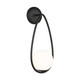 Galassia One Light Wall Sconce (AEW1011MBK)