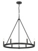 Minka-Lavery - 1715-66A - Six Light Chandelier - Dutton - Coal