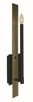 Framburg - 5678 MBLACK/BN - One Light Wall Sconce - Sconces - Matte Black/Brushed Nickel
