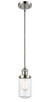 Innovations - 201S-PN-G312 - One Light Mini Pendant - Franklin Restoration - Polished Nickel