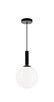 Matteo Lighting - C75311BKOP - One Light Pendant - Stellar - Black