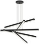 Matteo Lighting - C80845MB - LED Chandelier - Presley - Matte Black