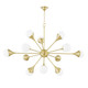 Mitzi - H375812-AGB - LED Chandelier - Ariana - Aged Brass