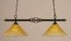 Toltec Lighting - 862-DG-774 - Two Light Island Bar - Elegant - Dark Granite