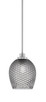 Toltec Lighting - 2601-BN-4902 - One Light Mini Pendant - Odyssey - Brushed Nickel