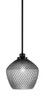 Toltec Lighting - 2601-MB-4922 - One Light Mini Pendant - Odyssey - Matte Black