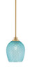 Toltec Lighting - 2601-NAB-4905 - One Light Mini Pendant - Odyssey - New Age Brass
