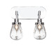 Toltec Lighting - 1232-CH-471 - Two Light Bath Bar - Meridian - Chrome