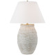 Visual Comfort Signature - MF 3002PWR-L - LED Table Lamp - Avedon - Plaster White Rattan