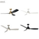 Kylpin 52" Ceiling Fan (1101LED-BP-BP)