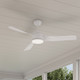 Hammerlin 60" Ceiling Fan (1113LED-MWW-MWW)