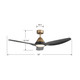 Karrston 54" Ceiling Fan (1120LED-BR-MBK)