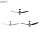 Karrston 60" Ceiling Fan (1121LED-BR-MBK)
