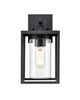 Millennium - 93101-TBK - One Light Outdoor Wall Sconce - Ellway - Textured Black