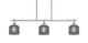 Toltec Lighting - 2636-BN-4612 - Three Light Island Pendant - Odyssey - Brushed Nickel