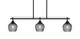 Toltec Lighting - 2636-MB-4602 - Three Light Island Pendant - Odyssey - Matte Black