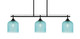 Toltec Lighting - 2636-MB-4915 - Three Light Island Pendant - Odyssey - Matte Black