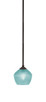 Toltec Lighting - 560-DG-4625 - One Light Mini Pendant - Zilo - Dark Granite