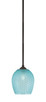 Toltec Lighting - 560-DG-4905 - One Light Mini Pendant - Zilo - Dark Granite