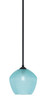 Toltec Lighting - 560-MB-4925 - One Light Mini Pendant - Zilo - Matte Black
