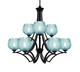 Toltec Lighting - 569-MB-4605 - Nine Light Chandelier - Zilo - Matte Black