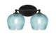 Toltec Lighting - 5912-MB-4605 - Two Light Bath Bar - Capri - Matte Black