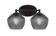 Toltec Lighting - 5912-MB-4622 - Two Light Bath Bar - Capri - Matte Black
