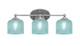 Toltec Lighting - 5913-BN-4615 - Three Light Bath Bar - Capri - Brushed Nickel
