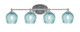Toltec Lighting - 5914-BN-4605 - Four Light Bath Bar - Capri - Brushed Nickel