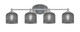Toltec Lighting - 5914-BN-4612 - Four Light Bath Bar - Capri - Brushed Nickel