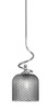Toltec Lighting - 901-BN-4912 - One Light Mini Pendant - Capri - Brushed Nickel