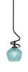 Toltec Lighting - 901-MB-4625 - One Light Mini Pendant - Capri - Matte Black