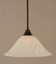 Toltec Lighting - 26-DG-5781 - One Light Pendant - Stem - Dark Granite