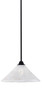 Toltec Lighting - 3401-MB-709 - One Light Mini Pendant - Paramount - Matte Black