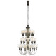 Visual Comfort Signature - KW 5406CRB/BZ - 30 Light Chandelier - Reverie - Clear Ribbed Glass/Bronze